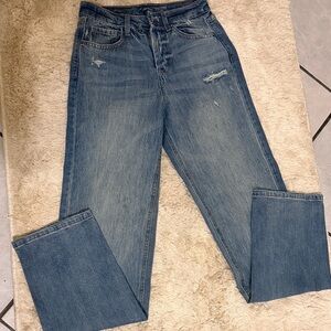 Wild Fable Women's Straight Leg Jeans - Light Blue